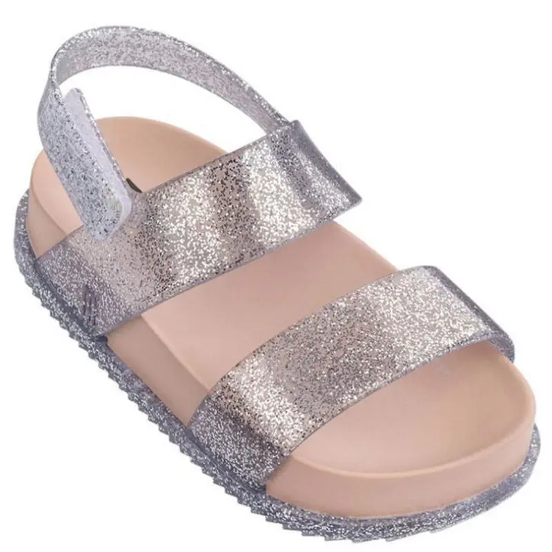 Mini Melissa/Новинка 2019 года летняя прозрачная обувь для девочек и мальчиков
