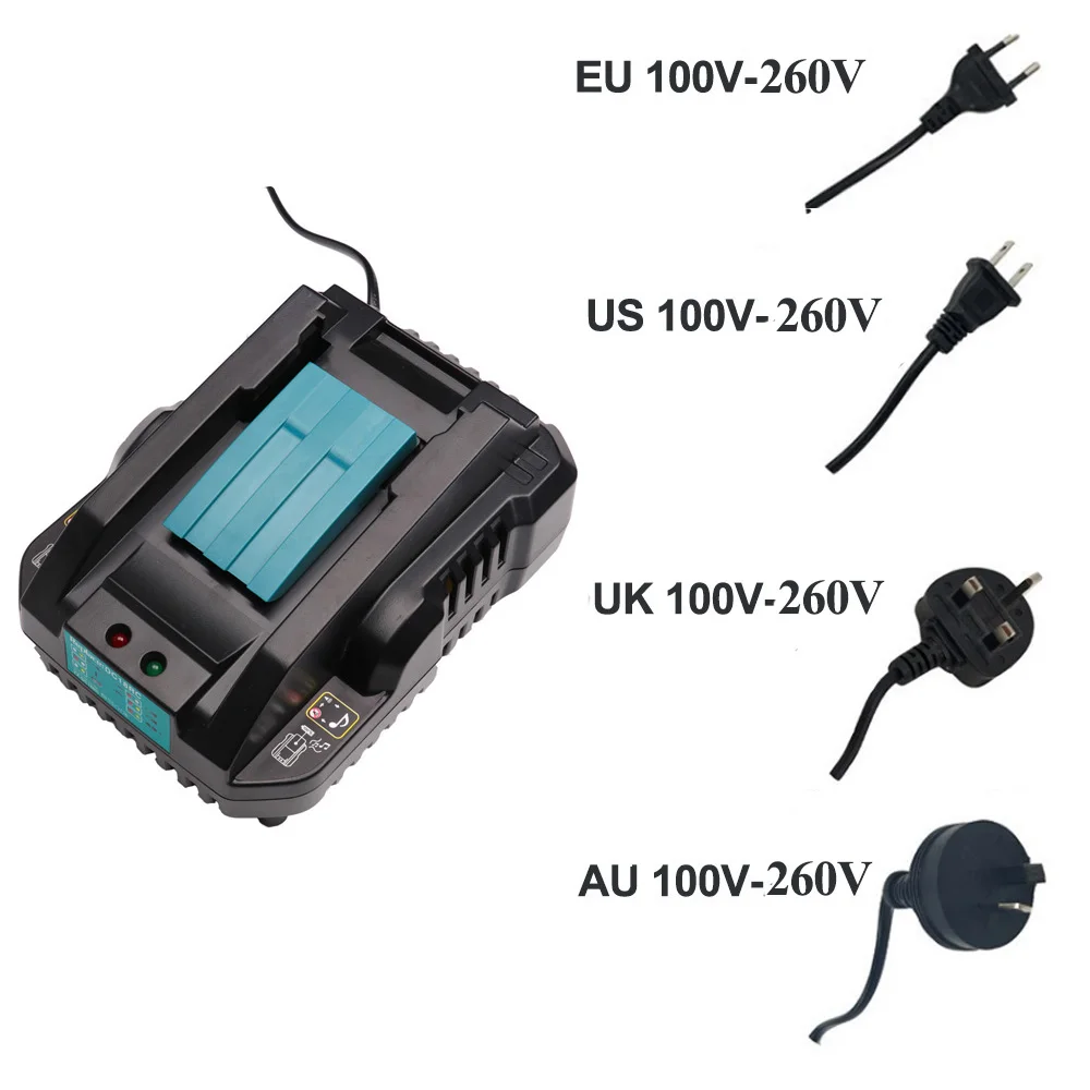Для Makita 4A Мощность инструмент batteria для BL1830 BL1430 BL1840 BL1850 BL1450 7,2 V 14,4 V 18 V ионно-литиевая Батарея Зарядное устройство
