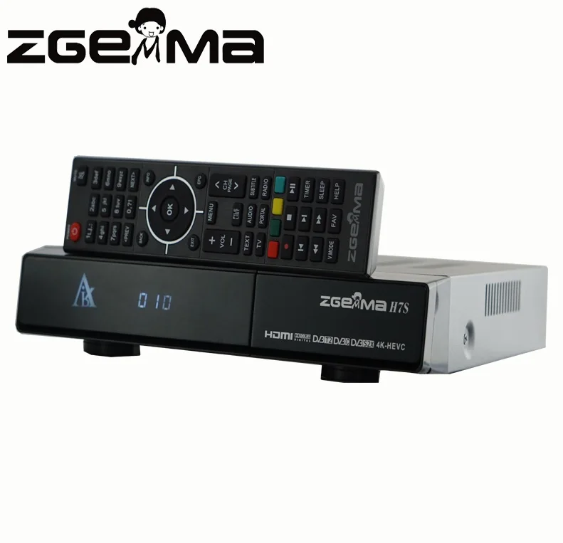 5 шт./лот 4K Linux Enigma 2 Zgemma H7S 2xDVB S2X + DVB T2/C HEVC H.265 IPTV спутниковый ресивер|satellite receiver|enigma