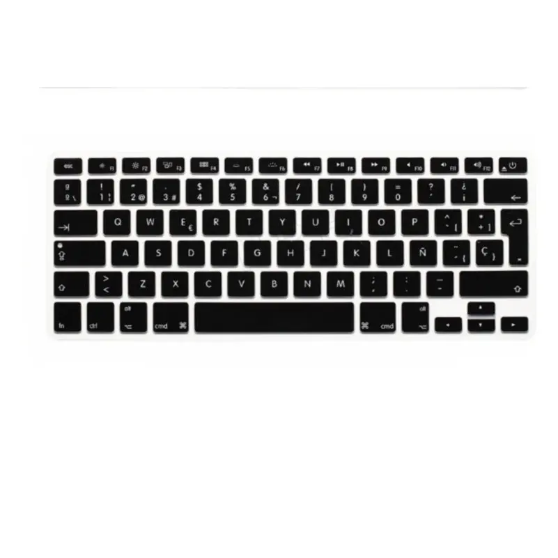 Чехол для клавиатуры с европейской и испанской раскладкой Macbook Pro Air Retina 13 15 17