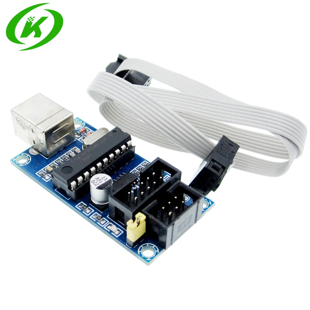 1 компл. USBTiny USBtinyISP AVR ISP программатор загрузчик для Meag2560 UNO R3 с 10 контактным кабелем