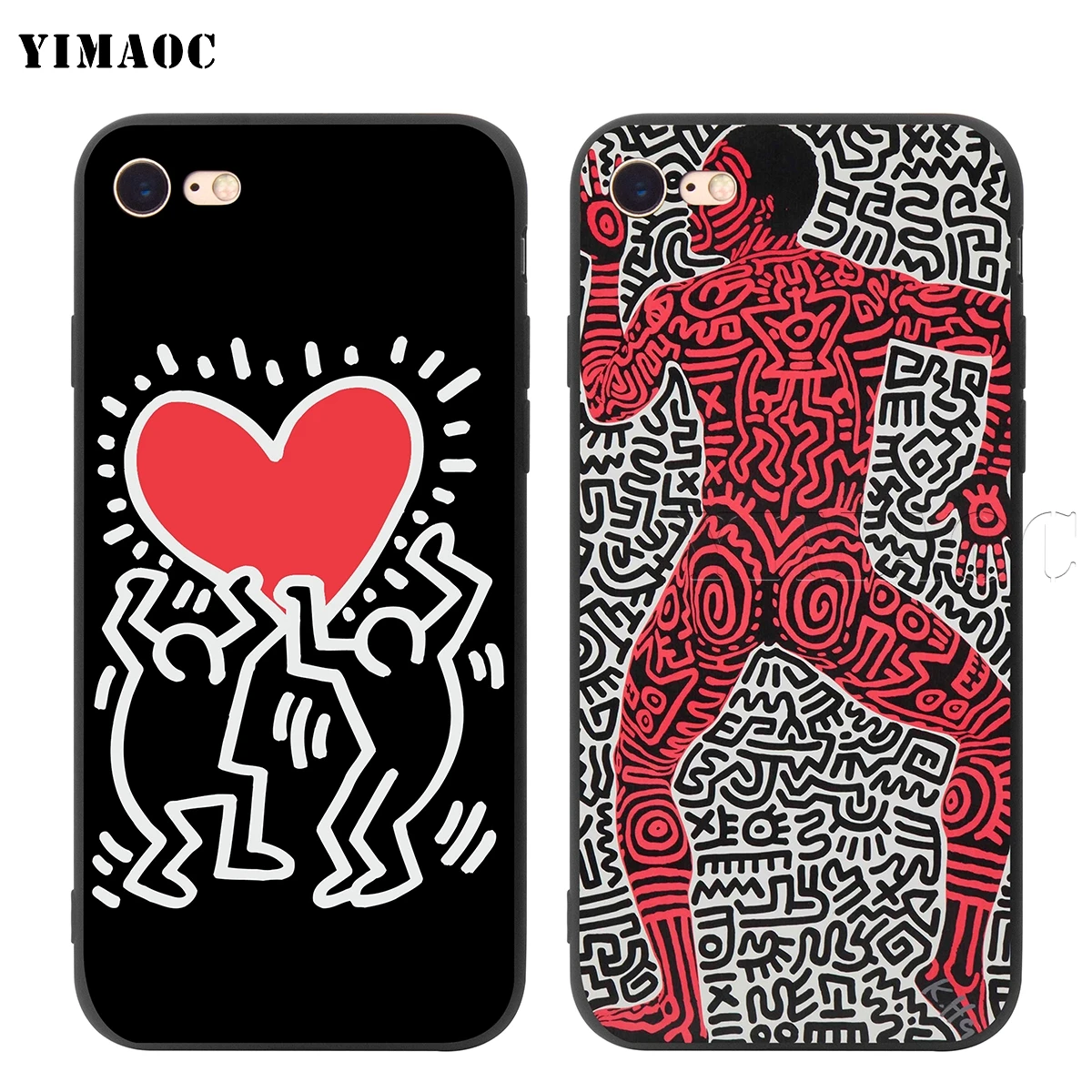 YIMAOC Keith Haring силиконовый мягкий чехол для iPhone 11 Pro XS Max XR X 8 7 6 6S Plus 5 5S SE