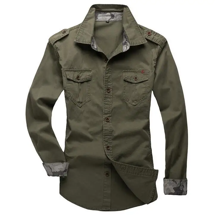 #4701 2021 Весна размера плюс M-5XL мужские рубашки с длинным рукавом Slim Fit Повседневная