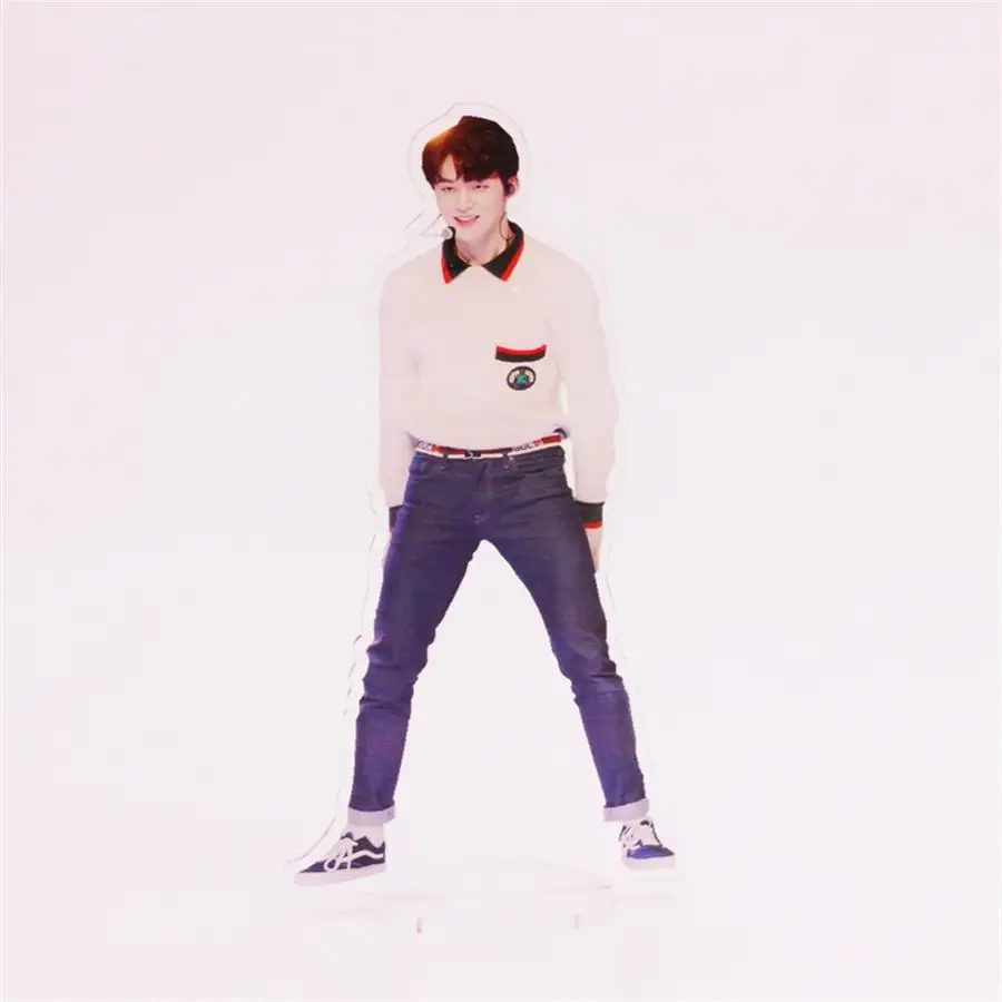 Yeonjun 2 Kpop TXT Members акриловая фигурка стэнди кукла Together Taehyun Yeonjun стоящая настольная фигурка декор 18 см - Цвет: Yeonjun 2