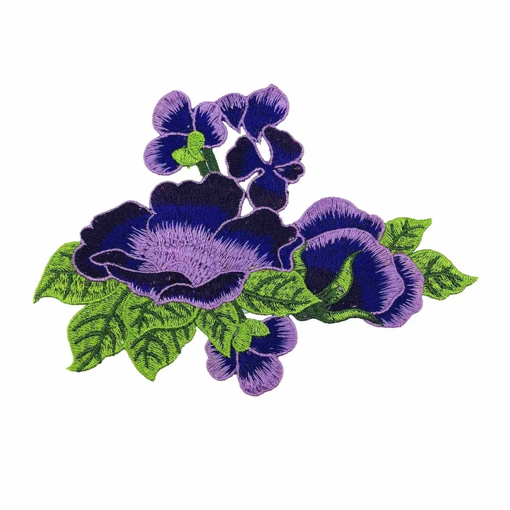1Pcs 18.5*13.5cm New Delicate Embroidery Clothing Applique Flower Patches DIY Ethnic Style Collar | Дом и сад