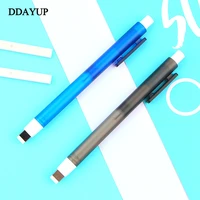 eraser mechanical eraser meticulous highlighting refillable pen shape rubber press type sketch drawing eraser school stationery