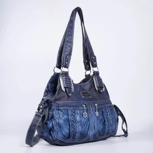 Женский винтажный кошелек Angel Kiss, уникальные сумки с принтом, Экологически чистая моющаяся сумка с регулируемым длинным ремешком