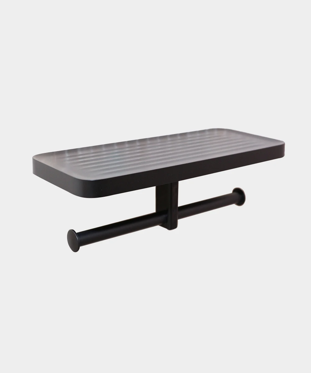 CRW держатель рулона туалетной бумаги с двойным настенным креплением для хранения