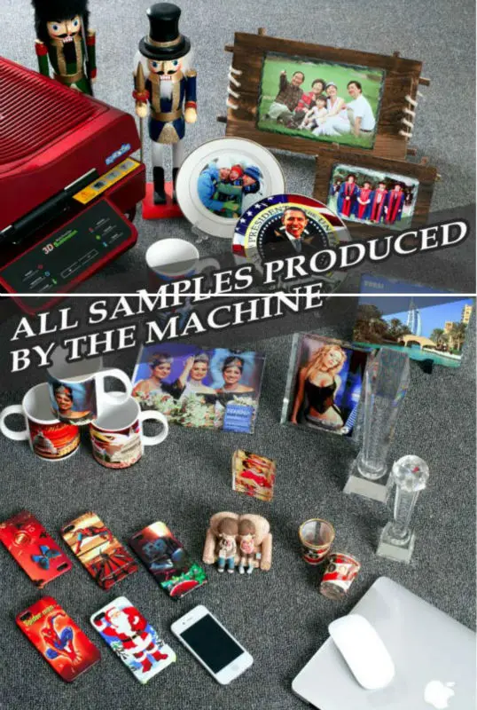 3D сублимационный вакуумный аппарат термопресс для кружек футболок чехлов