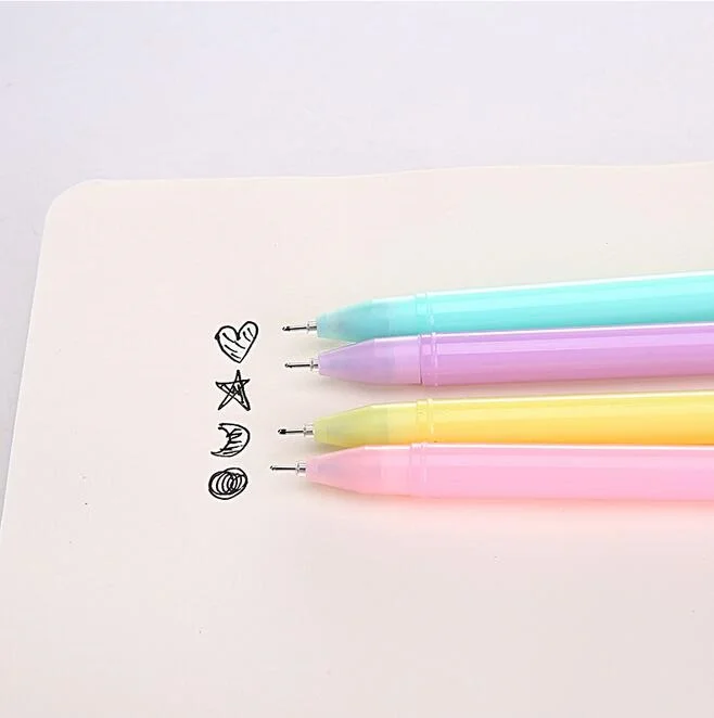 4 шт./лот Kawaii 3D японская кукла девочка гелевая ручка 0 5 мм черные чернила Новинка