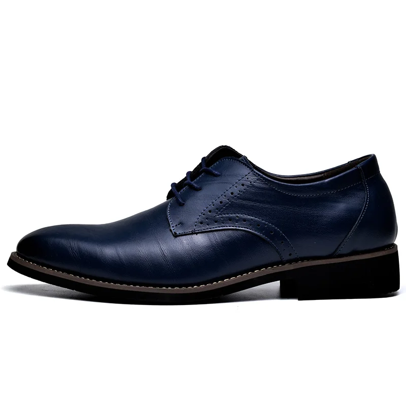 COSIDRAM/Мужская официальная обувь с острым носком деловые свадебные туфли-оксфорды