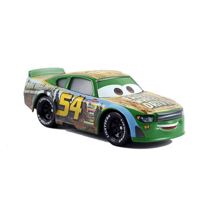 Disney Pixar Sedan 3 Lightning McQueen Blue 54numbe1: 55 литой металлический сплав модель игрушечного