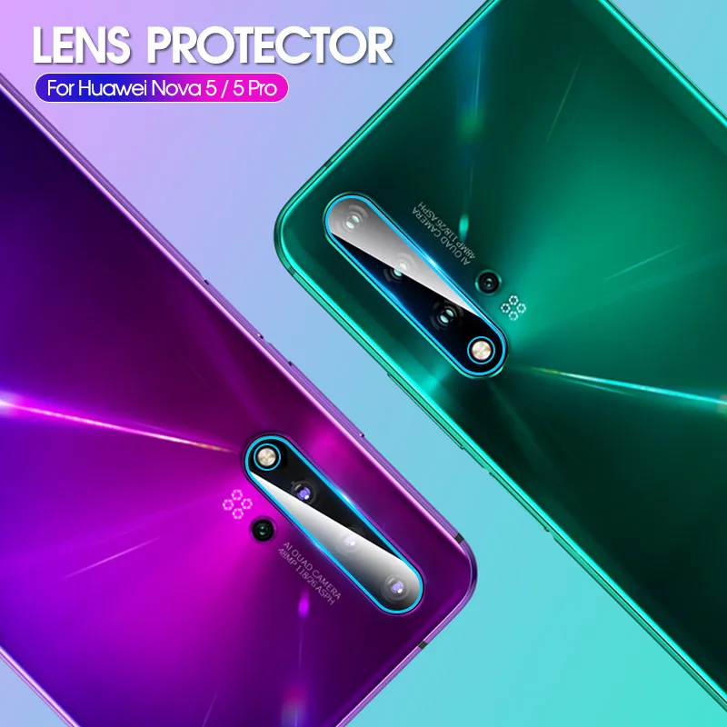 Прозрачное закаленное стекло объектива камеры для Huawei Nova 5 5i 3 3i 4 P20 Lite 2019 P Smart Pro