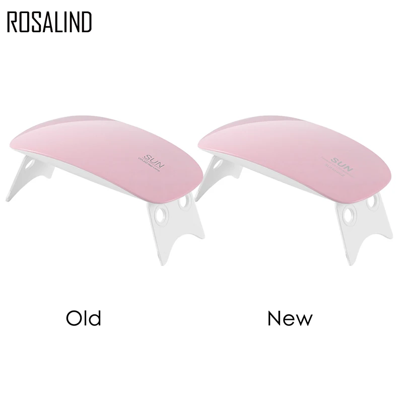 Rosalind 6 Вт УФ светодиодная лампа для сушки ногтей Портативный USB кабель
