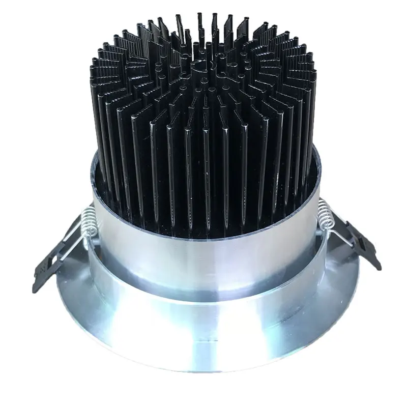 Серебряный корпус светодиодный светильник с регулируемой яркостью 5 Вт 7 10 12 15 18 20