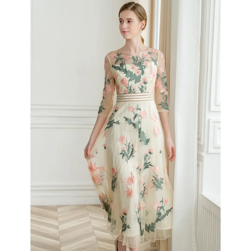 Бежевое абрикосовое Макси длинное платье элегантное женское vestidos de fiesta летнее