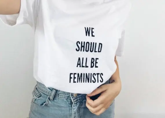 Новинка 2018 модная одежда футболка We Fall Be Feminists женская подарок для девочки