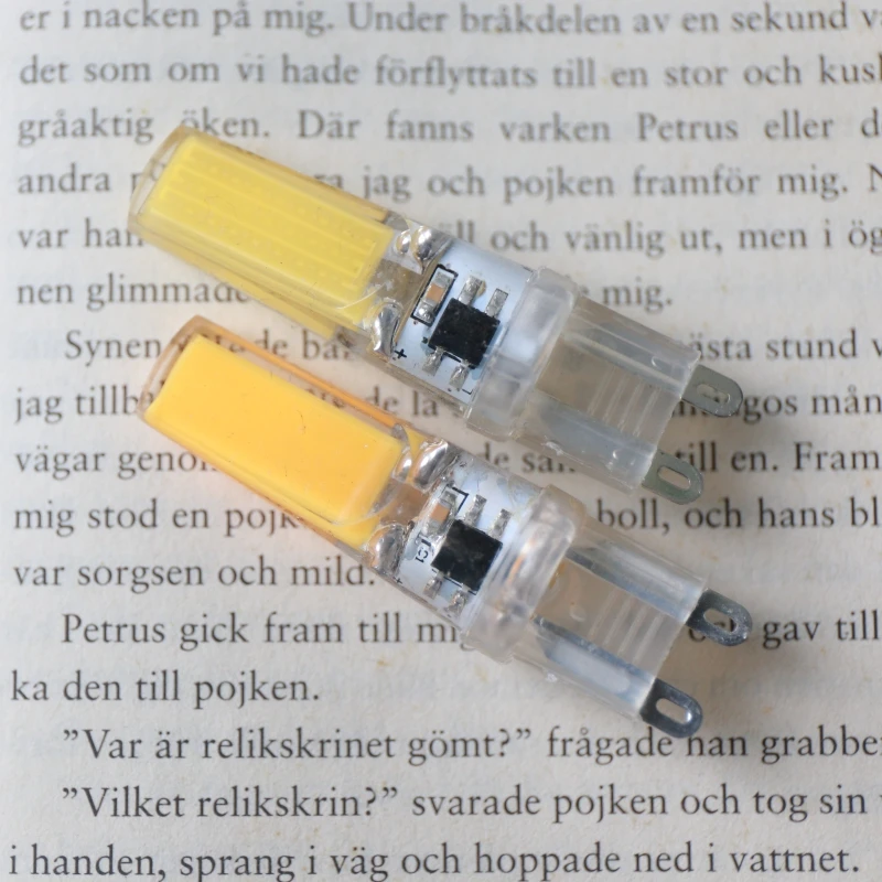 LATTUSO светодиодный G4 G9 лампы AC/DC затемнения 12V 220V 3 Вт, 6 Вт, 9 Вт COB SMD светодиодный свет Освещение Заменить галогенные Прожектор люстра