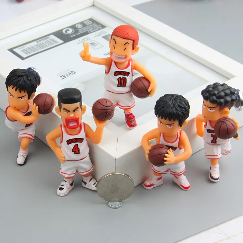 Детская серия мультфильмов аниме персонажи Slam Dunk 3D магниты на холодильник