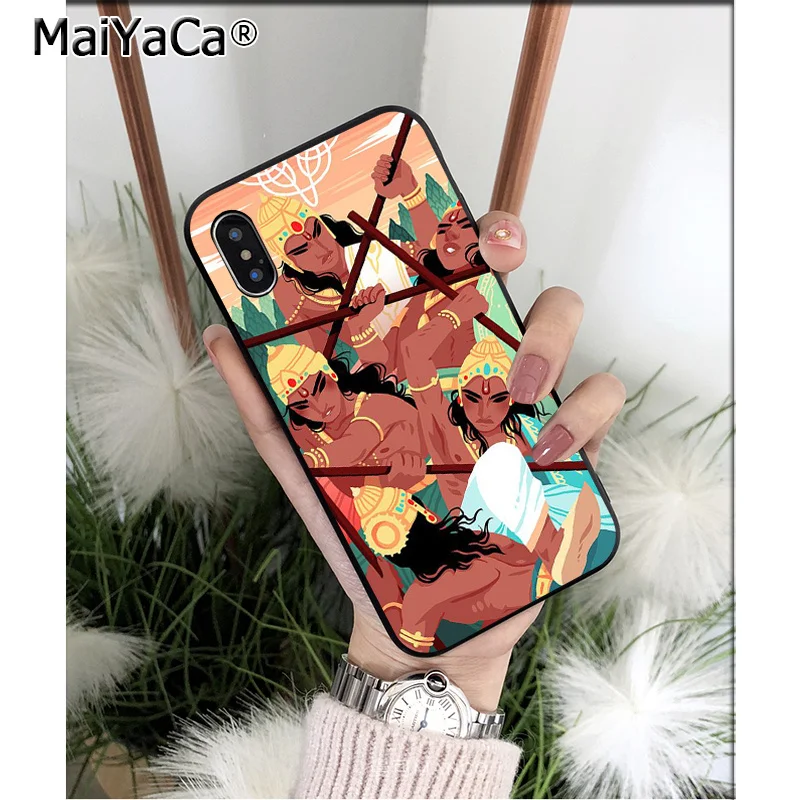 Чехол для телефона MaiYaCa Egypt mysterious Tarot Divination iPhone 5 5Sx 6 7 7plus 8 8Plus X XS MAX XR | Мобильные