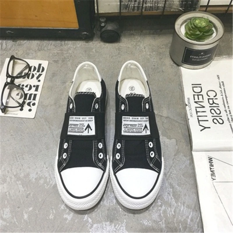 Новинка 2019 мужские кеды из вулканизированной парусины модные кроссовки с низким