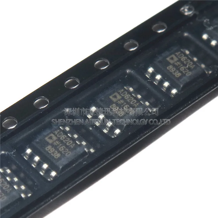 10 шт. AD620AR AD620A SOP8 низкая цена Малый Мощный контрольно-измерительный усилитель