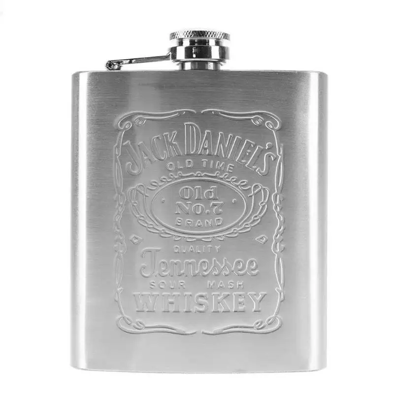 6oz Нержавеющая сталь плоская фляжка Воронка чашки вина Бутылка алкоголя Наборы