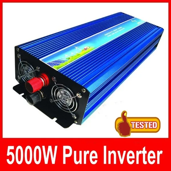 

Free Shipping 10000W peak 5000W zuivere sinus omvormer Solar Power System 5000W Pure Sine Wave Off Grid Inverter