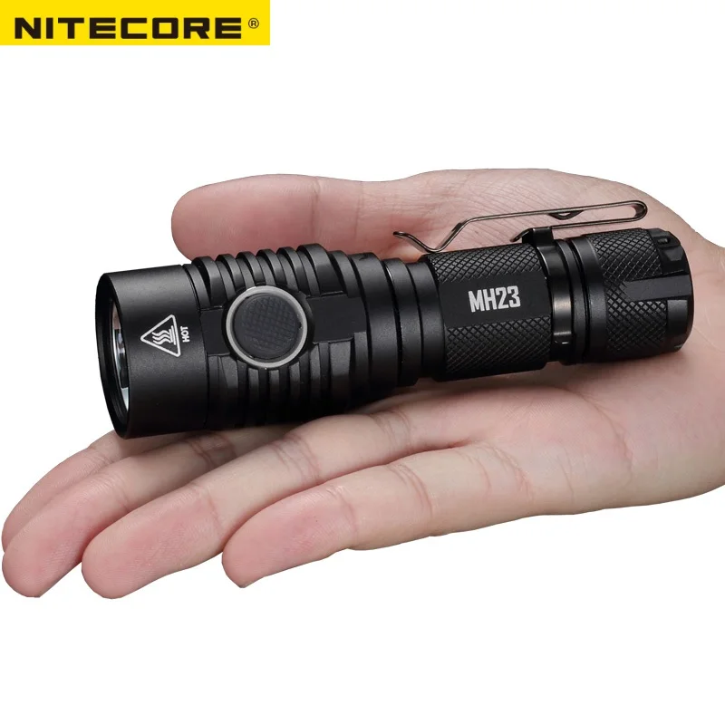 2018 новый Nitecore MH23 CREE XHP35 HD светодиодный 1800 Люмен USB Перезаряжаемый фонарик