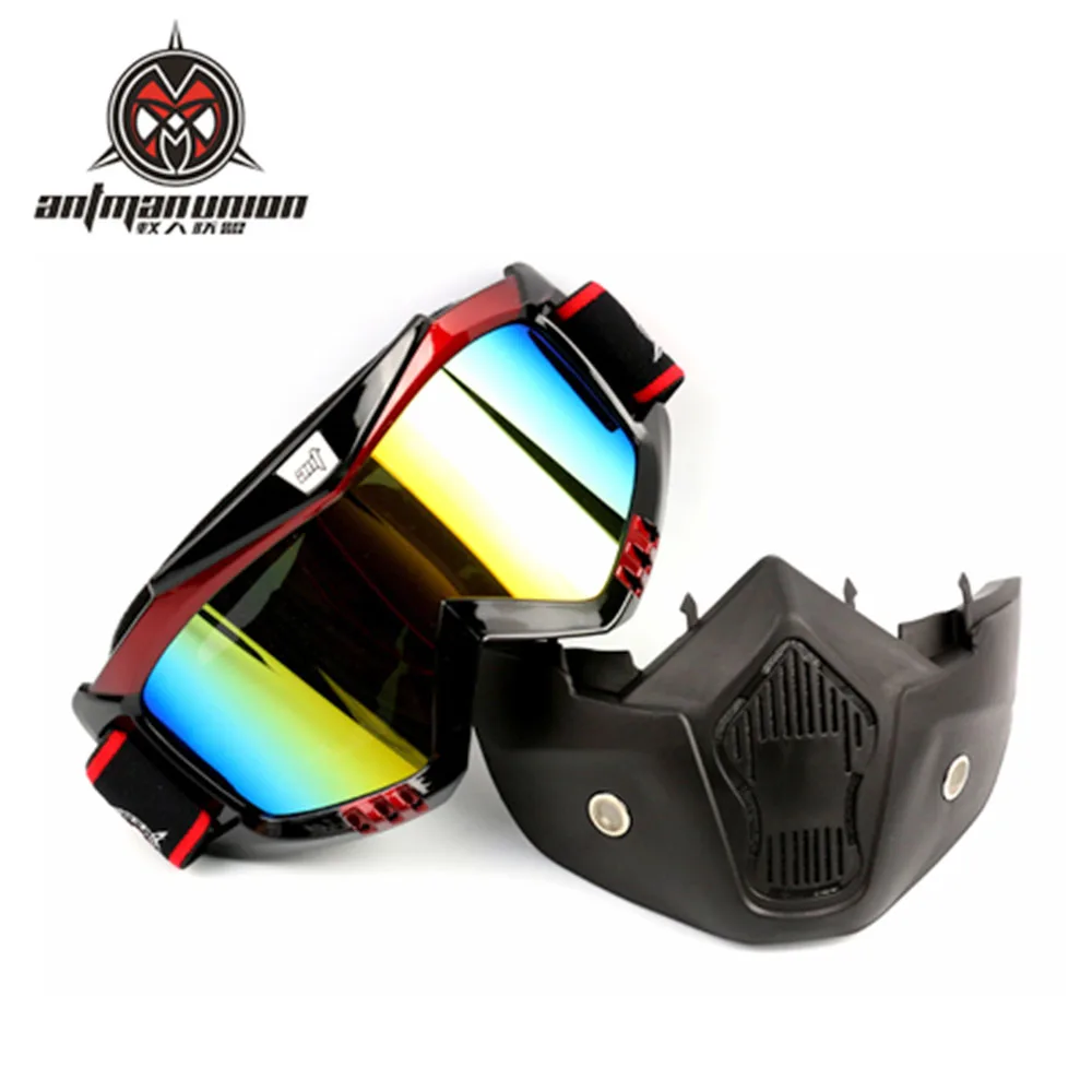 Мото маска пыли мотокросса антман Union рот фильтр для Кафе Racer модульная Moto Винтаж
