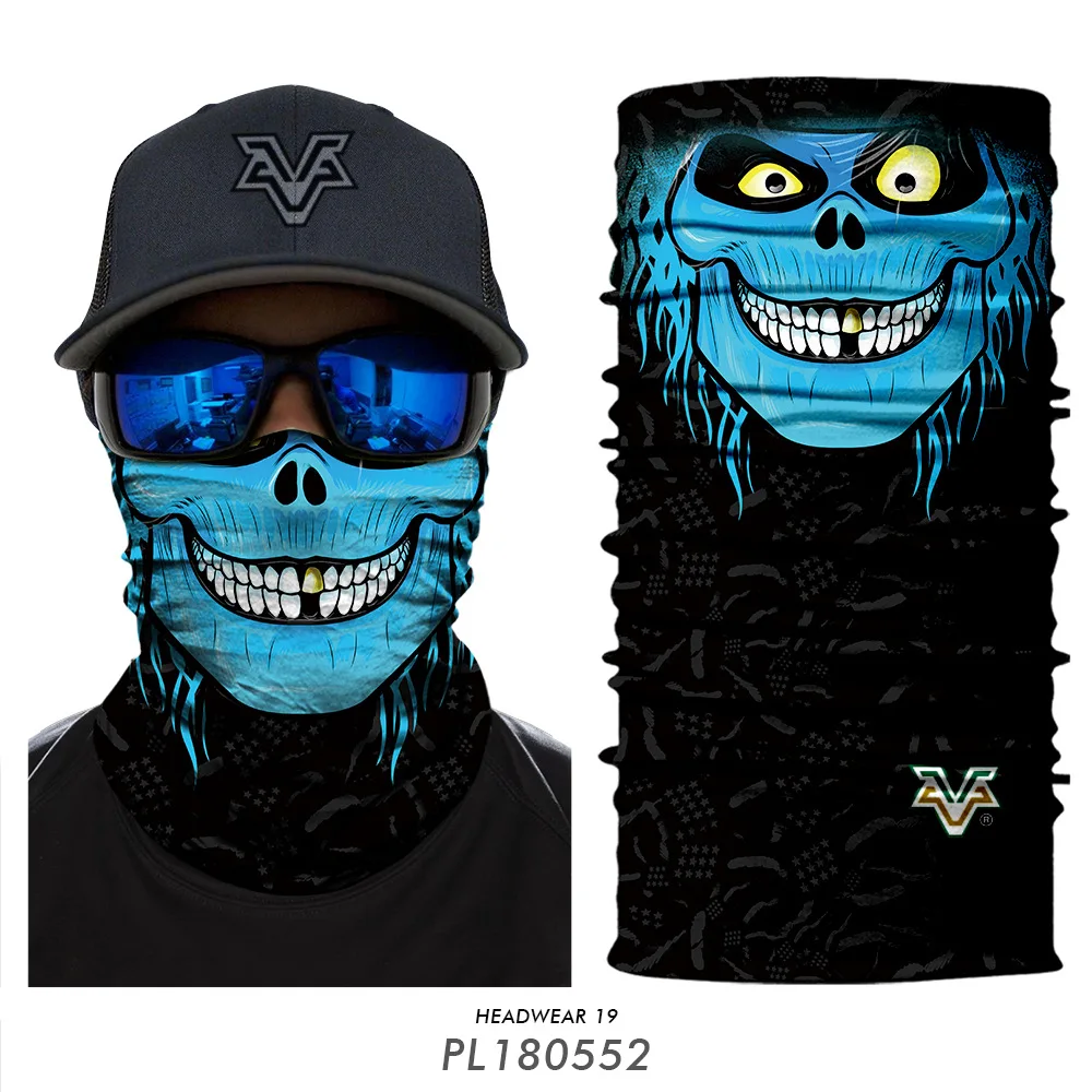 New Joker Face Mask Anime Hoodie Windproof Scarf Magic Heaewear Outdoor Sports Equipment Neck Gatier Seamless Balaclava | Спорт и