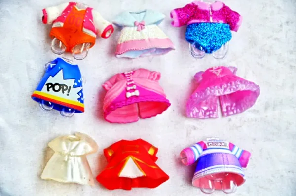 

Doll Accessories Doll series 4 bottle dress Many styles Used for dolls 1pcs
