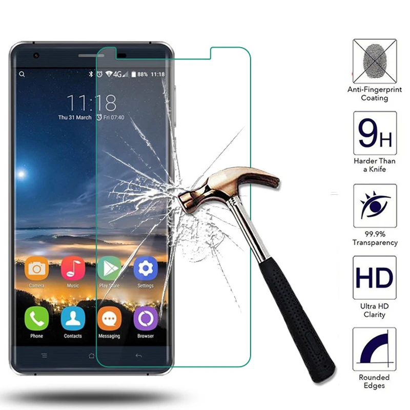 Закаленное стекло JGKK 2 шт. для Oukitel K6000 Plus K1000 Pro защита экрана 2.5D 9H Премиум Защитное