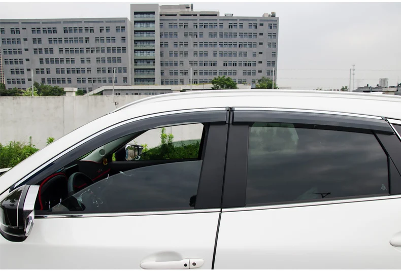 Для Mazda CX-5 CX5 CX 5-18 хромированное автомобильное Окно Солнцезащитный козырек защита от дождя Защита от Солнца/дождя автомобильные аксессуары интерьер ecoration