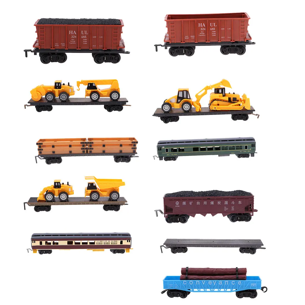 

Модель поезда масштаба 1:87, детская игрушка, электрический трек, грузовой автомобиль, железная дорога, вагон