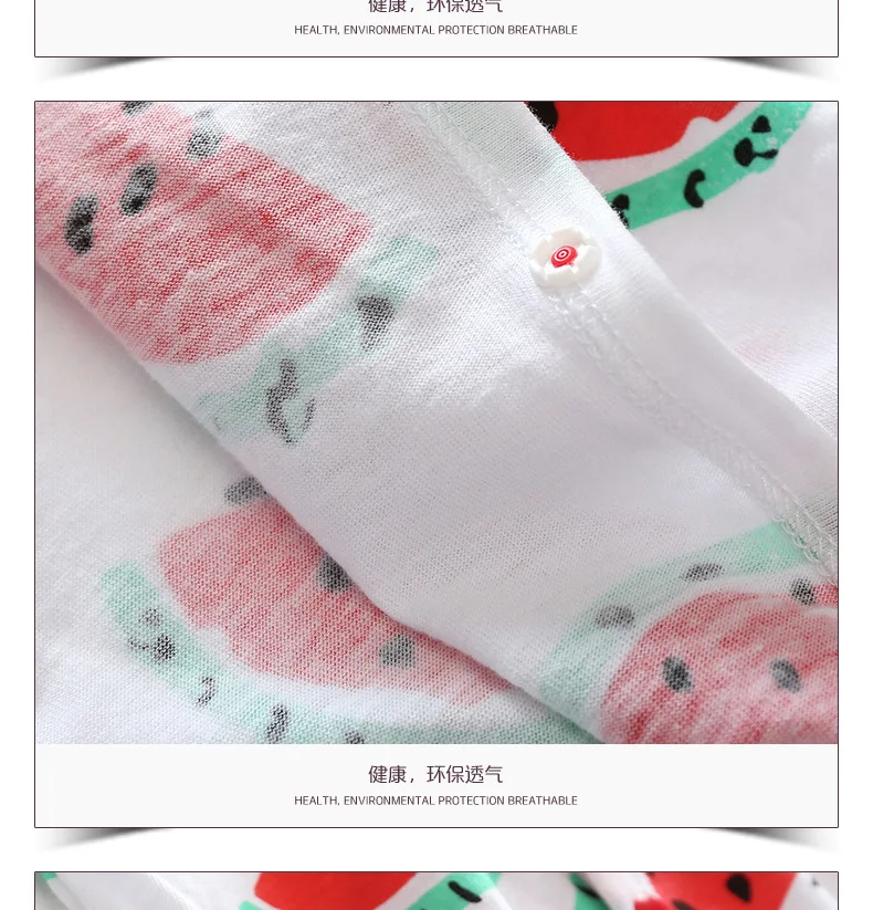 

Kawaii Strawberry Watermelon Baby Footies Spring Autumn Long Sleeve Cute 100% Cotton Fantasias Infantil Unisex Baby Clothes 2019