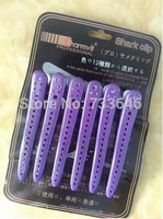 new 6pcs hair clip aluminum professional hairdressing cutting salon styling tools section hair clips