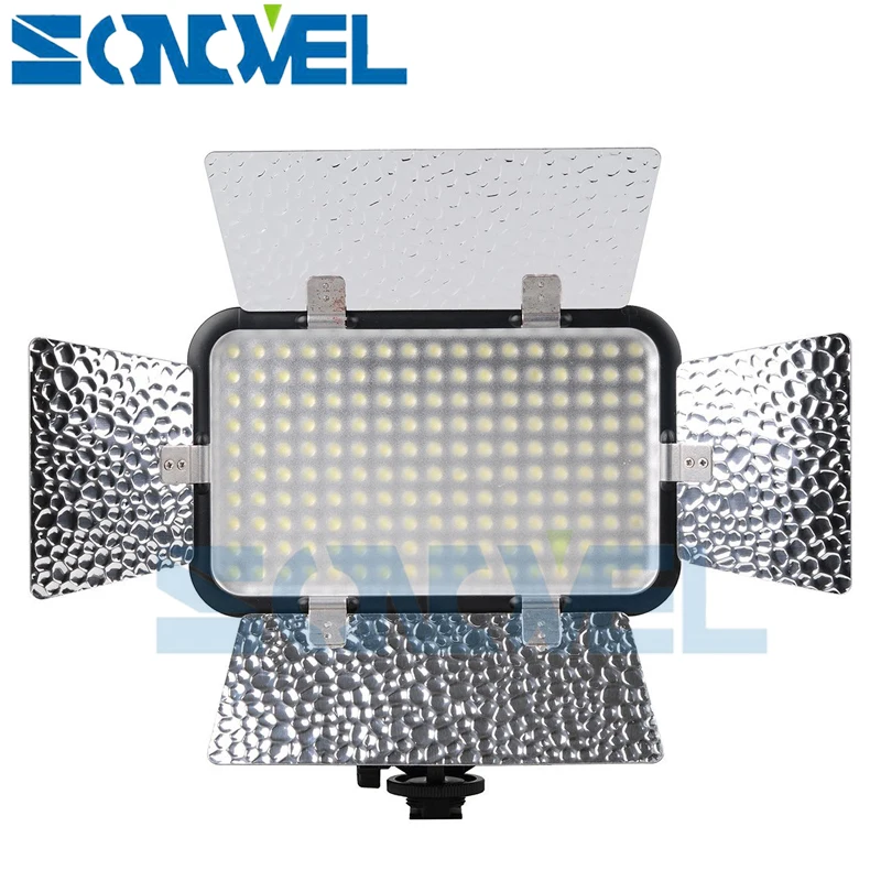 Godox LED170 II Видео светильник 170 Светодиодная лампа освещение со шторкой 5500-6500K