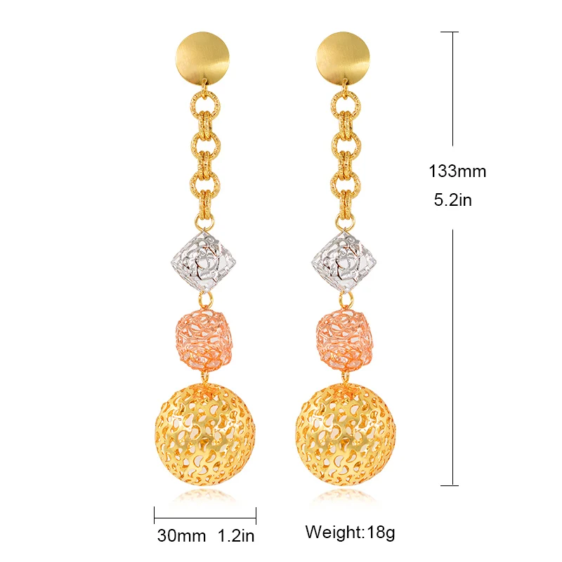 Ювелирные изделия Sunny Jewelry модные ювелирные 2021 длинные висячие свадебные серьги