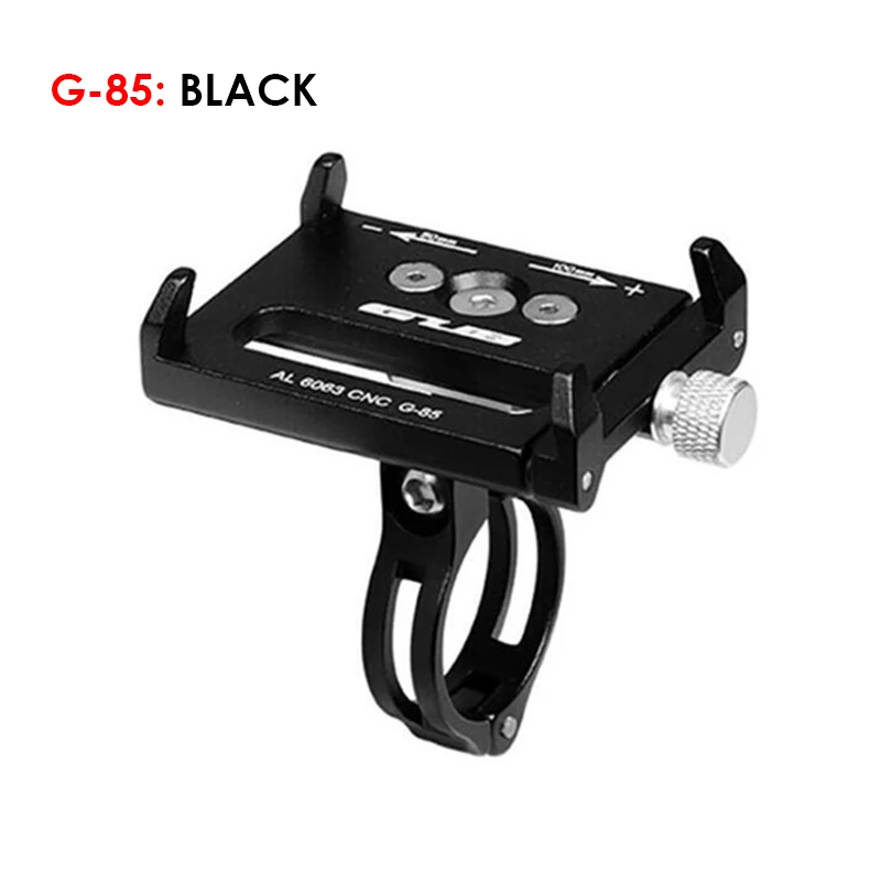 G85 Black ARVIN Алюминиевый металлический CNC велосипедный держатель для сотового телефона, держатель для мотоцикла на руль, держатель для телефона 3,5-6," iPhone gps - Цвет: G85 Black