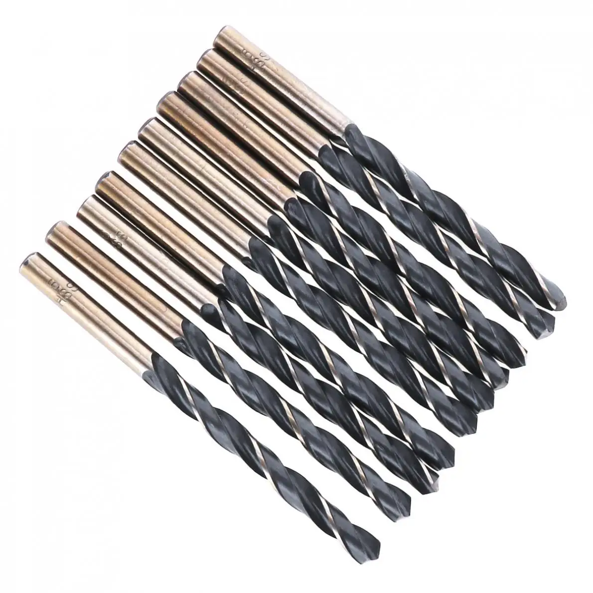

1set 6mm High-speed Steel Bit with Straight Shank Twist and Containing cobalt Head for Bench Drill / Hand Drill