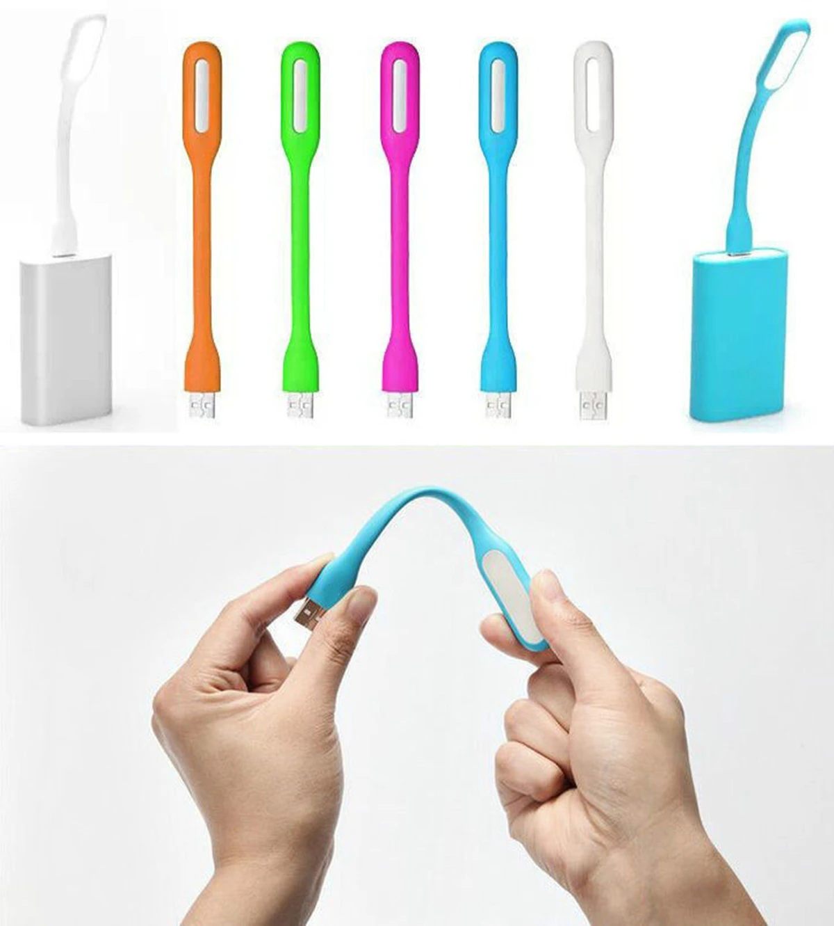 

Светодиодный мини-светильник, регулируемый, гибкий, USB, 5 цветов