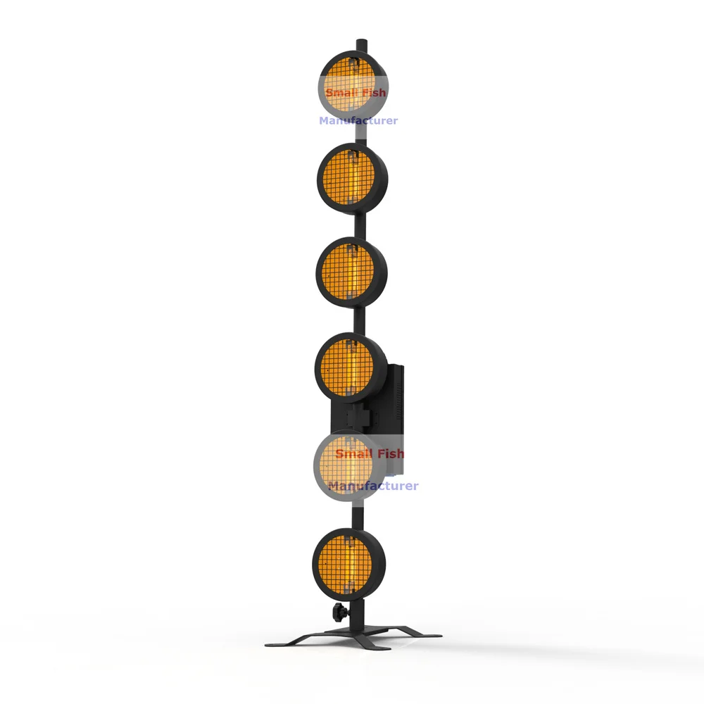 6 шт. Новые галогенные лампы 6X300W DMX транспортные огни для сцены Ретро вспышки