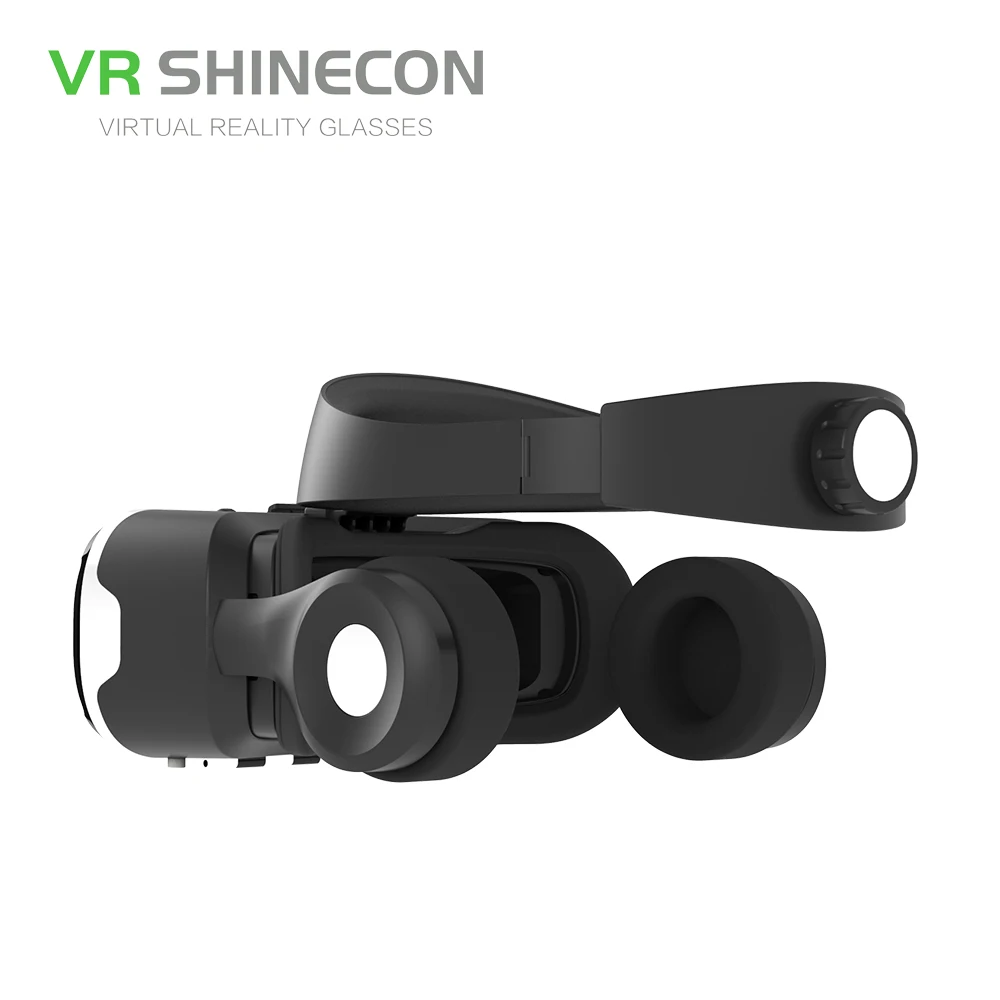 VR Shinecon 4 0 стерео смартфон виртуальной реальности 3D очки гарнитура Google BOX +
