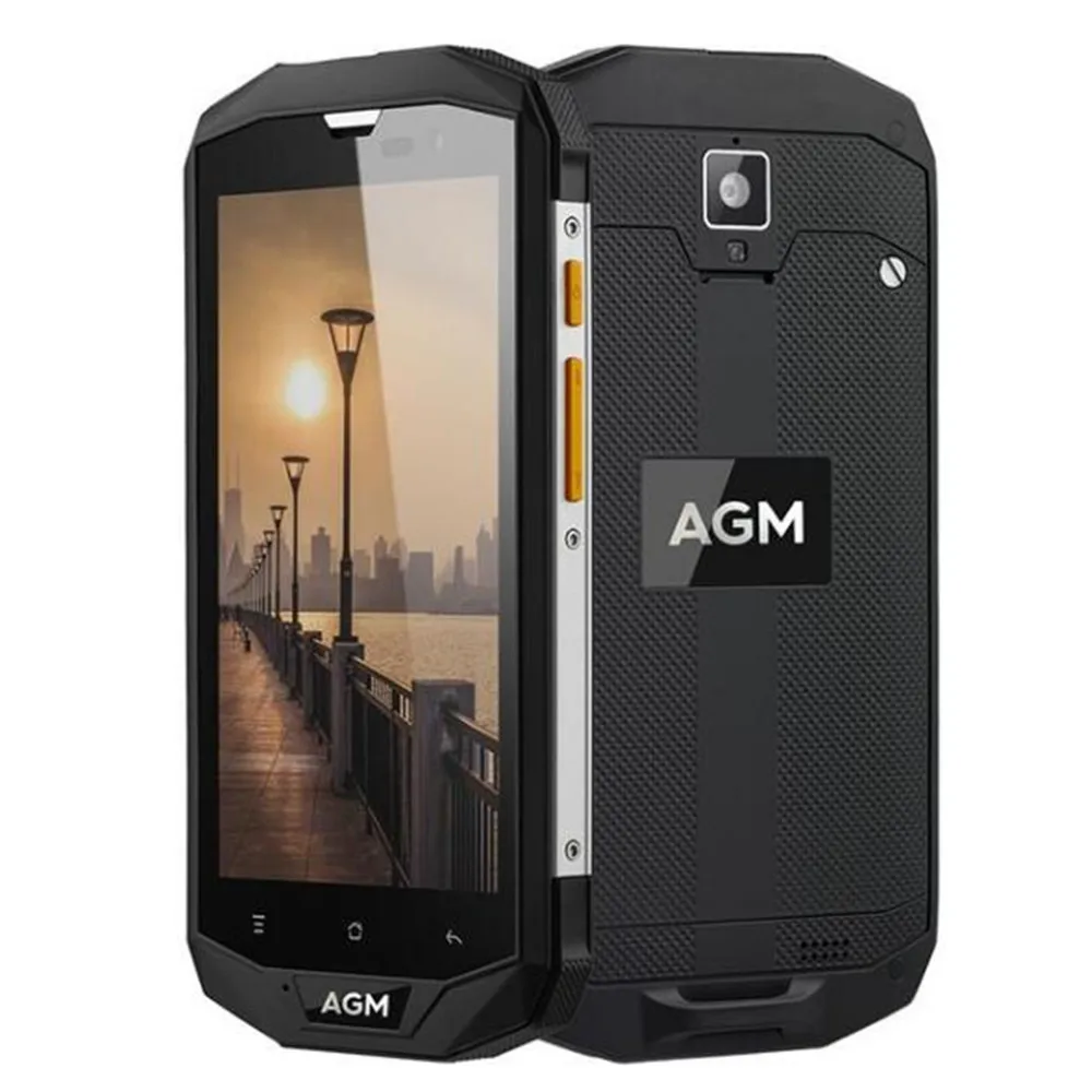 AGM A8 смартфон с 5 дюймовым дисплеем четырёхъядерным процессором Qualcomm MSM8916 ОЗУ 4 Гб