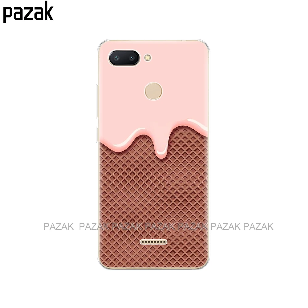 Силиконовый чехол для Xiaomi Redmi 6, чехол s, полная защита 360, мягкая задняя крышка из ТПУ, чехол для Xiaomi Redmi6, бампер hongmi 6, чехол - Цвет: 34512