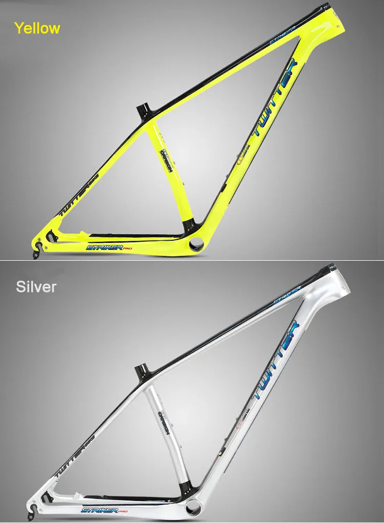 Twitter STRIKERpro MTB карбоновая рама Сверхлегкая рама для горного велосипеда XC рычаг кабель внутренней маршрутизации дисковый тормоз ESP уф лазер