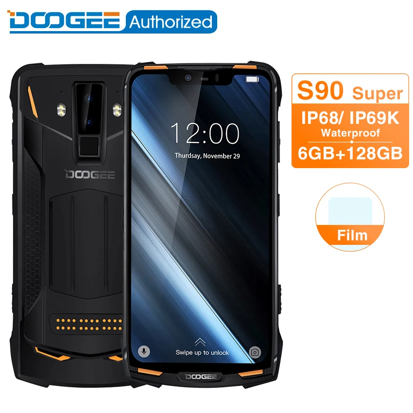 DOOGEE S90 супер IP68/IP69K (для использования вне помещений окно) модульная прочный