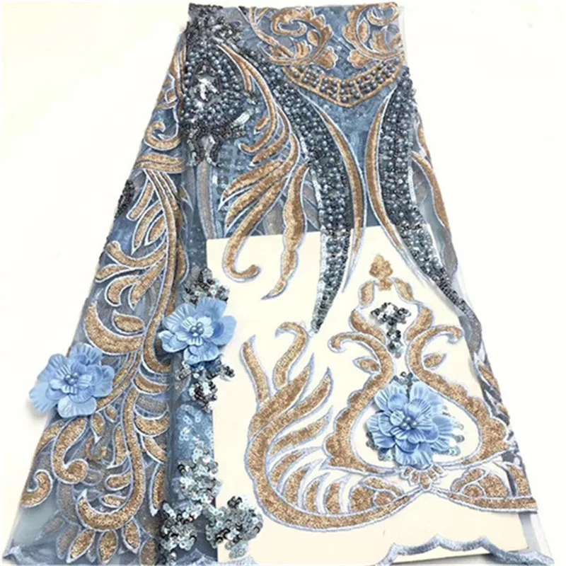 Французские кружева с блестками 2019 последние высокого качества 3D аппликация