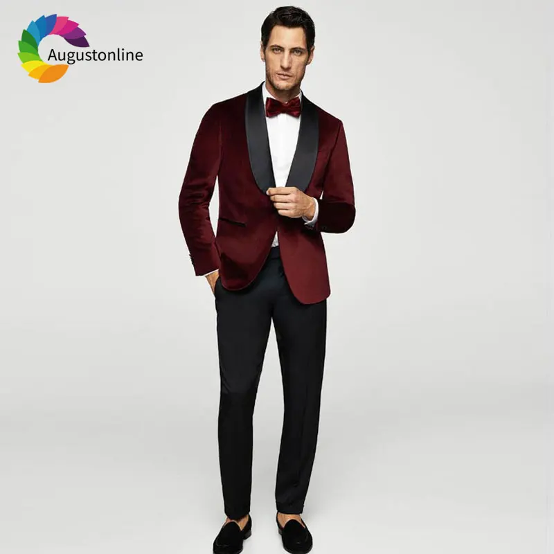 Custom Made Burgundy Men Suits for Wedding Men Suits Pants Shawl Lapel Best Man Blazers Jacket 2Piece Slim Fit Groom Tuxedo
Custom Made Burgundy Men Suits for Wedding Men Suits Pants Shawl Lapel Best Man Blazers Jacket 2Piece Slim Fit Groom Tuxedo